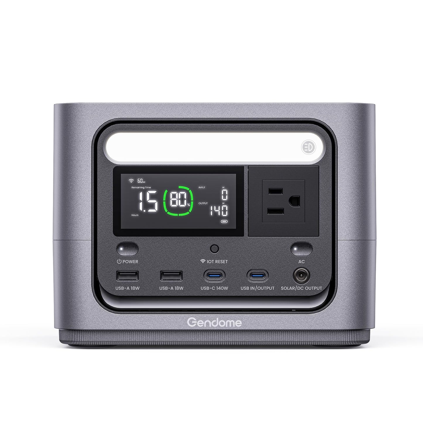 Go 300 Portable Power Station, 288Wh LiFePO4 Battery with 300W AC Outlet, Dual 140W USB-C Ports PD 3.1 Fast Charging, Solar Generator for Home Backup, Outdoor Camping, Travel, and Emergencies