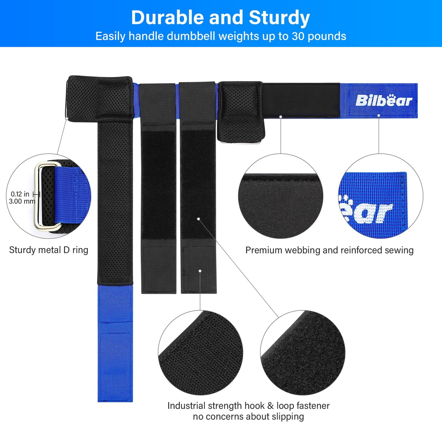 Tibialis Trainer Strap for Shin Splint Relief Exercises,Adjustable Ankle Strap Dumbbell Foot Attachment for Hip Flexor Raises,Dumbbell Attachment for Feet Relieve Leg Pain Increase Range of Motion