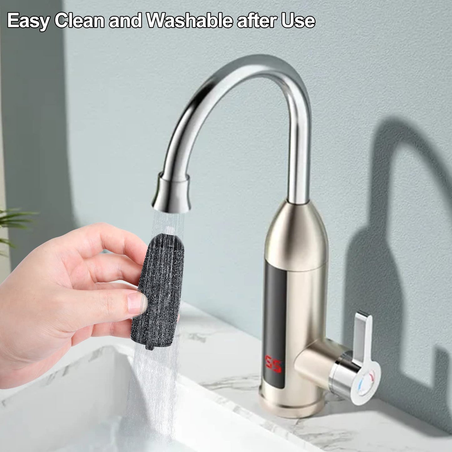 10 Pack Replacement Roller Refills Compatible with Finishing Touch Flawless Pedi Electric Tool File Include a Cleaning Brush (5 Coarse & 5 Fine Rollers)