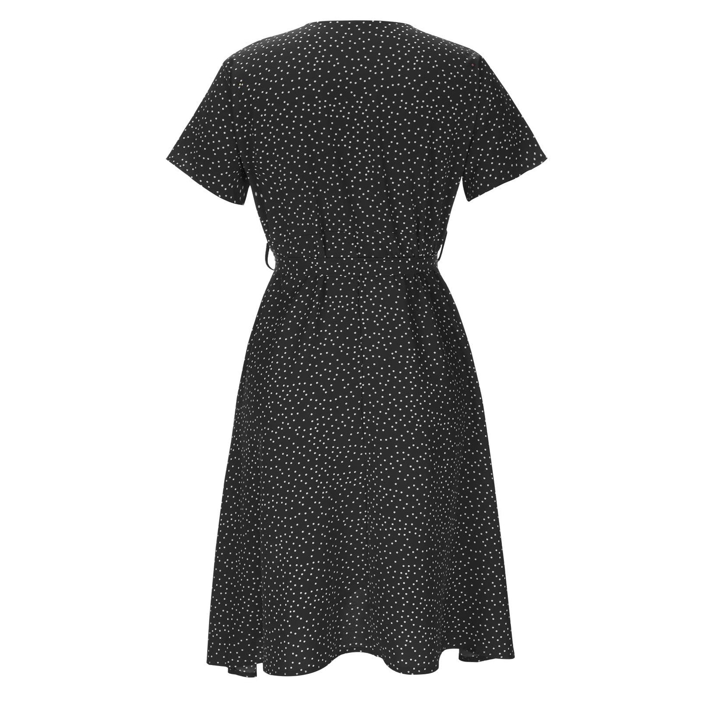 aihihe Summer Dresses for Women 2024 Plus Size Petite Length Midi Dresses Casual Short Sleeve Short Sleeve Boho Midi Dresses Casual Fancy Dresses Beach Dresses with Sleeves Flowy Boho Dresses