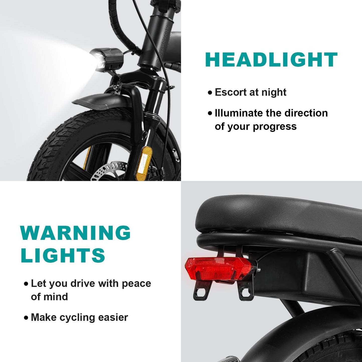 Folding Electric Bike for Adults and Teens, 560W Motor 24MPH Compact Commuter Ebike, 32 Miles Range, 48V 10Ah Battery, 3-Level Pedal Assist, 14" Mini Foldable Electric Bicycle, UL 2849 Certified