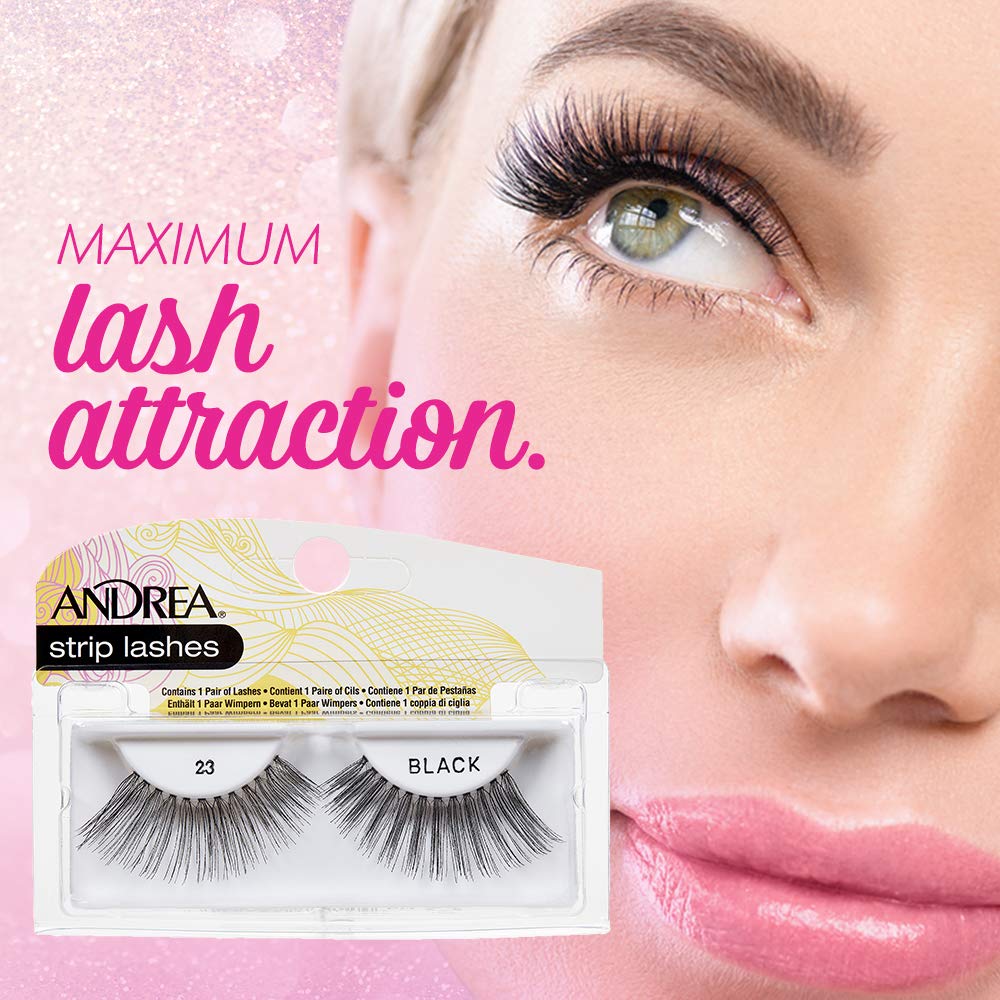 Andrea False Lashes Style 23 - Black 4 pairs