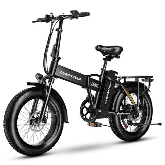 DriftGod Folding Electric Bike for Adults – 1000W Motor, 20"x3" Fat Tire, 48V Removable Battery, All-Terrain E-Bike with 7-Speed, Front Suspension – Powerful Foldable Ebike for Commuter