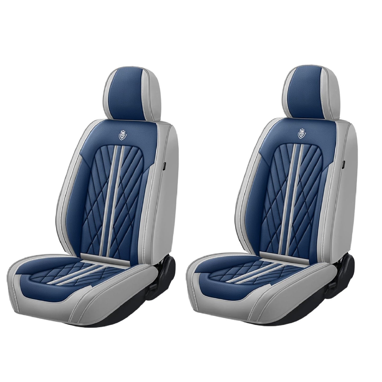 ANKIV Universal Fit Waterproof Breathable Nappa Leather Automotive Vehicle Car Seat Covers Set Cushion Protector for Sedan SUV