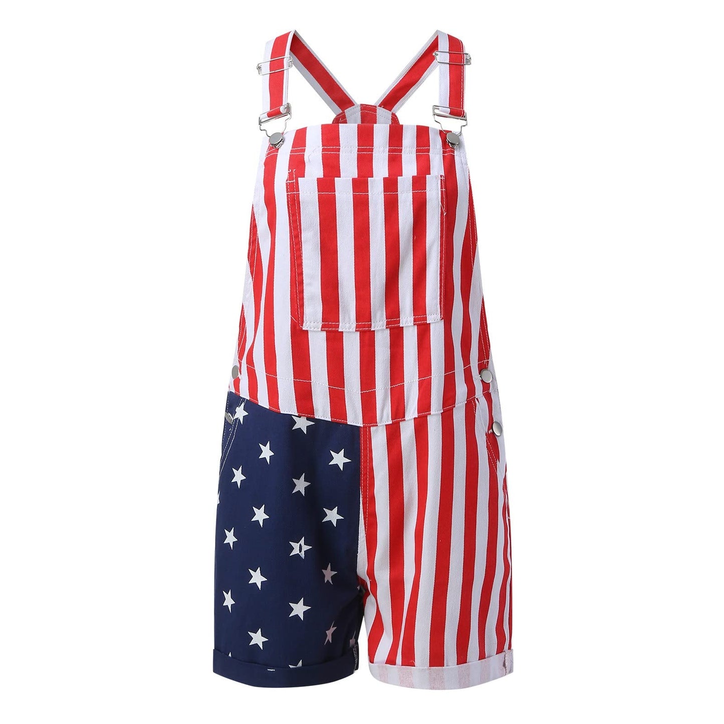 American Overalls American Flag Outfits Women Mens American Flag Overalls Shorts July 4Th Outfits 4Th of July Woman American Flag Vest 4Th of July Costume Mens Overalls 4Th of July Hats