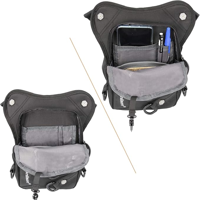 Waterproof Airsoft Tactical Drop Leg Pouch Bag Panel Motorcycle Bag