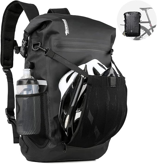 Rhinowalk Bike Pannier Bag Waterproof 22L Bicycle Rear Rack Trunk Bag for Cycling Bicycling Traveling Riding