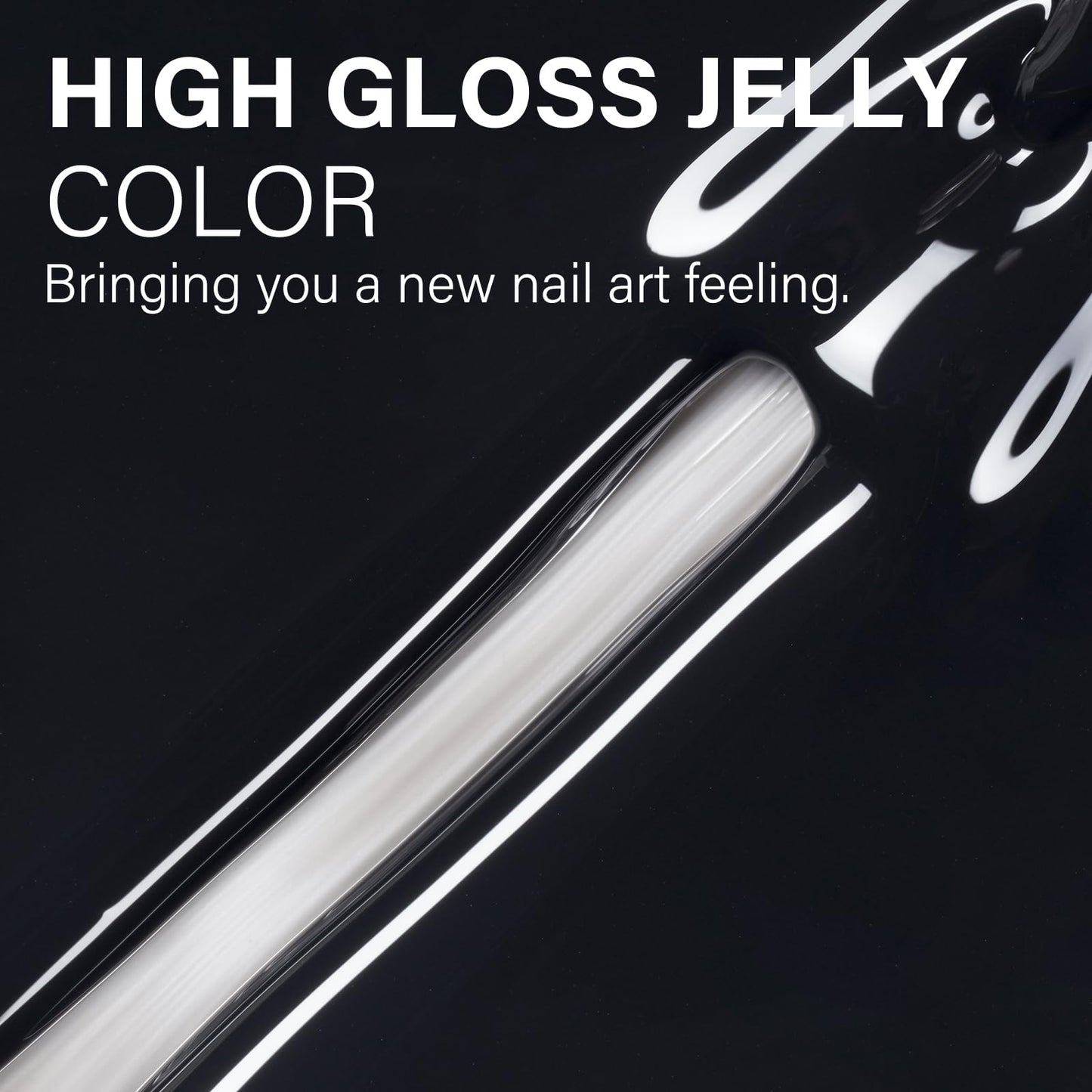 AILLSA Black Jelly Gel Nail Polish Forest Night Translucent Gel Polish Dark Color Sheer Gel Polish Long Lasting Ink Black Halloween Nails Soak Off U V Gel for Nail Art at Home 0.51 Oz GB133