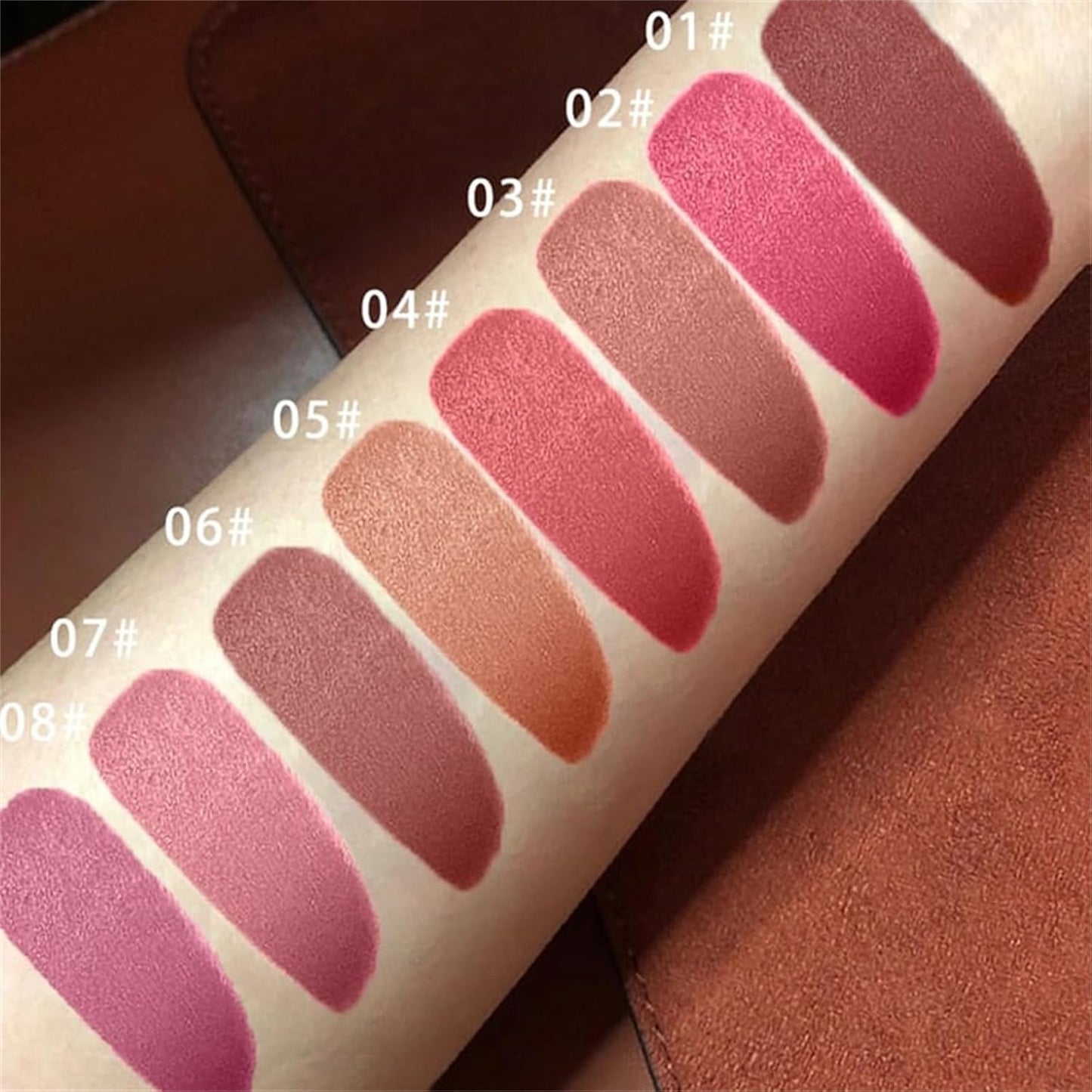Anokia Longwear Liquid Lip Liner, Cool Story Lip Liner Liquid, Benighty Liquid Lip Liner, 2-in-1 Waterproof Long-Lasting Matte Liquid Lipstick for Women (04#, 0.6ml)
