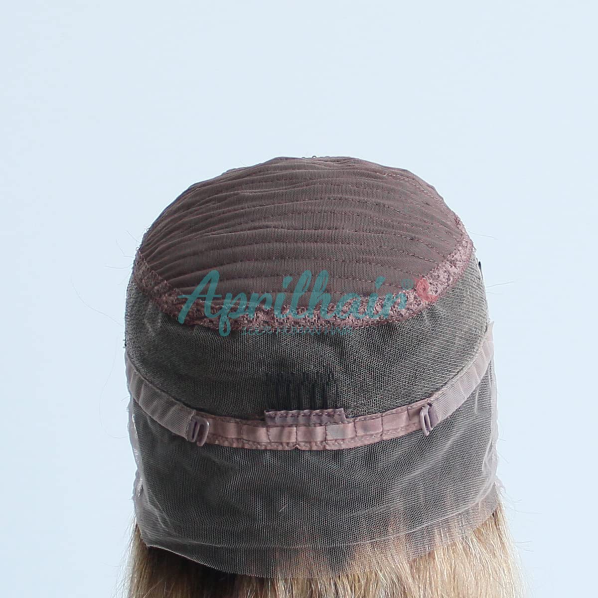 Aprilhair Pre-plucked Ombre #1B/27 Dark Root Honey Blonde 360 Lace Frontal Wigs Straight Glueless 150% Density Brazilian Virgin Human Hair With Baby Hair Full (12" inch, Straight)