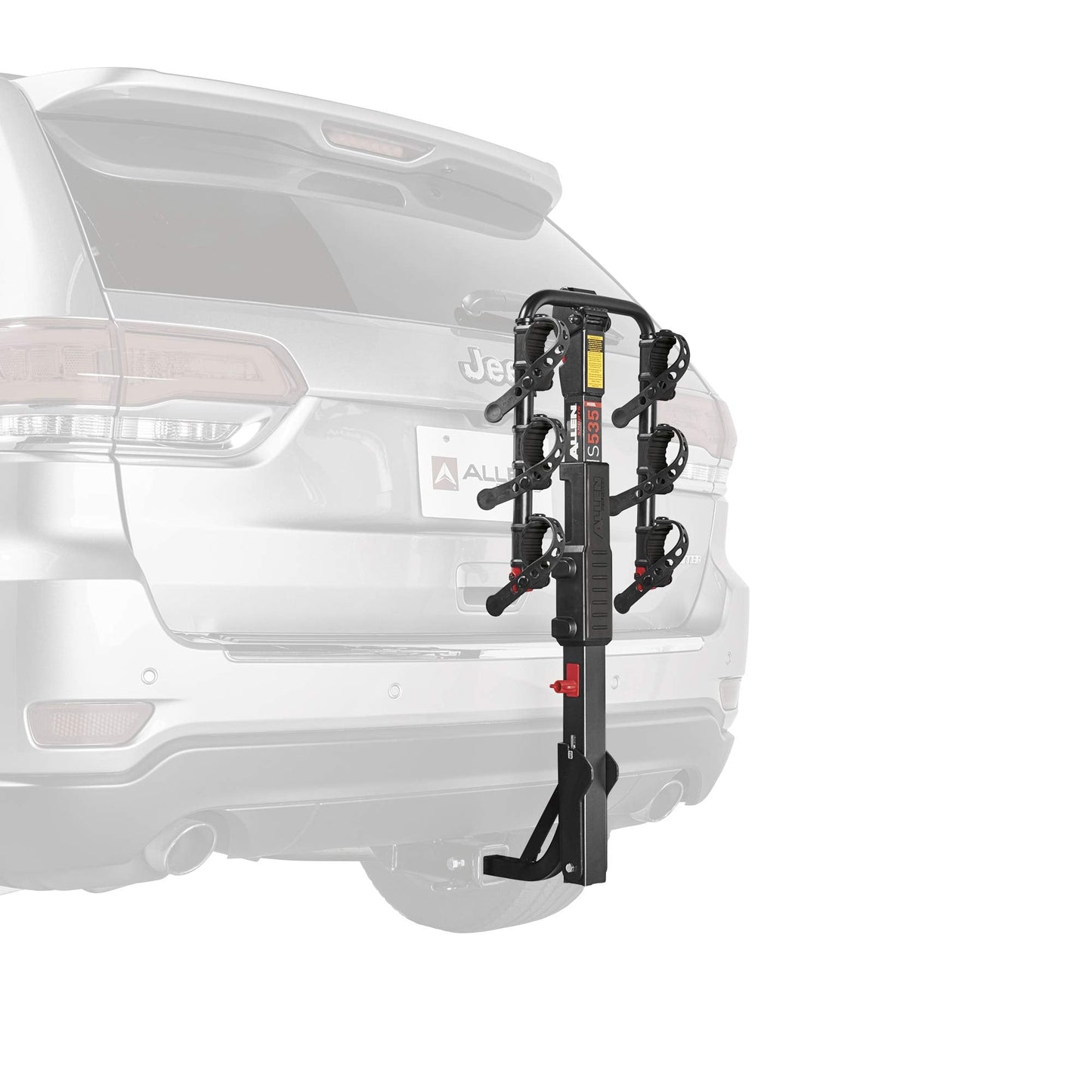 Allen Sports Premier Hitch Mounted 3-Bike Carrier, Model S535 , Black