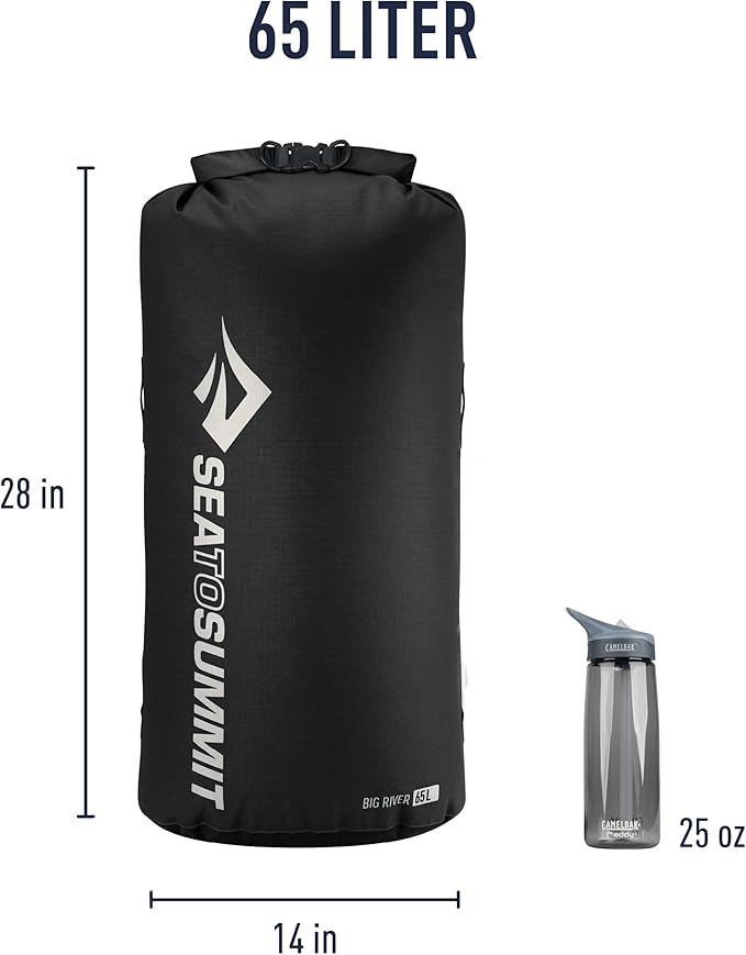 Sea to Summit Big River Dry Bag, Ultra-Durable Roll-Top Dry Storage