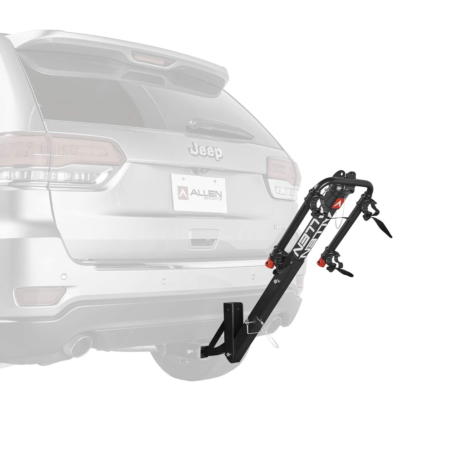 Allen Sports Deluxe 2-Bike Hitch Mount Rack , Silver/Black (522RR)