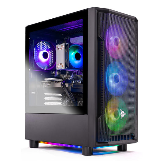 Skytech Gaming Shadow Desktop PC, Intel i5 13400F 2.5 GHz (4.6GHz Turbo), NVIDIA RTX 5060 Ti 16GB, 1TB NVMe SSD, 16GB DDR5 RAM 5200, 650W Gold PSU, Wi-Fi, Win 11