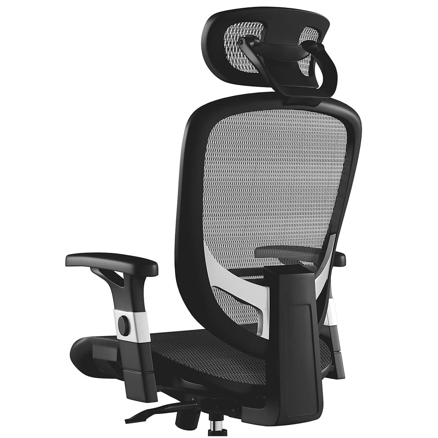 Staples Hyken Ergonomic Swivel Task Chair, Adjustable Office Chair with Breathable Mesh and Lumbar Support, Perfect for Home and Office, Black