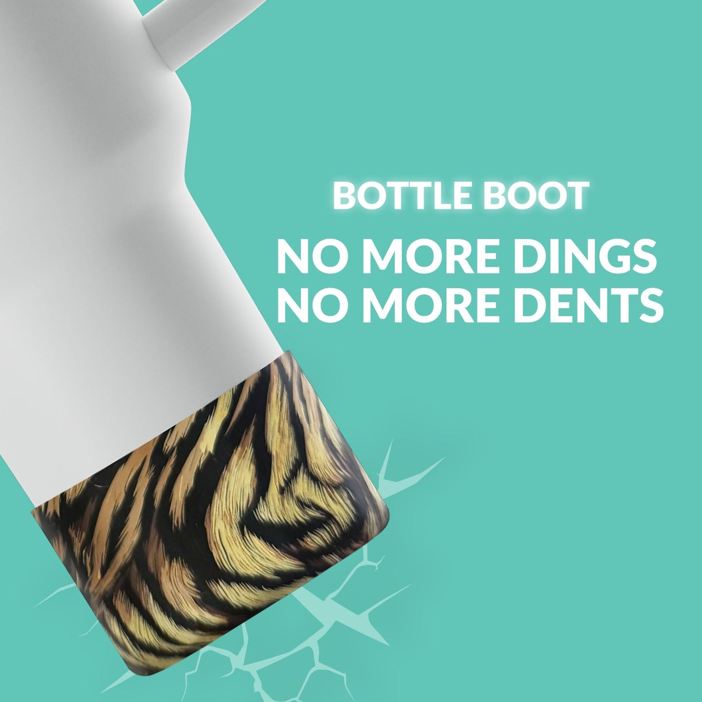 REUZBL Leopard Silicone Bottle Boot Sleeve for Stanley Tumblers 20-40oz, Hydro Flask Tumblers, Simple Modern Tumblers, Iron Flask Tumbler, Similar Tumblers, Tumbler Water Bottle Accessory