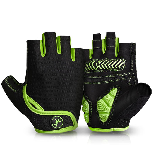 MOREOK-Cycling Gloves Bike Gloves for Men/Women-[5MM Gel Pad] Biking Gloves DEEP Yellow-XXL