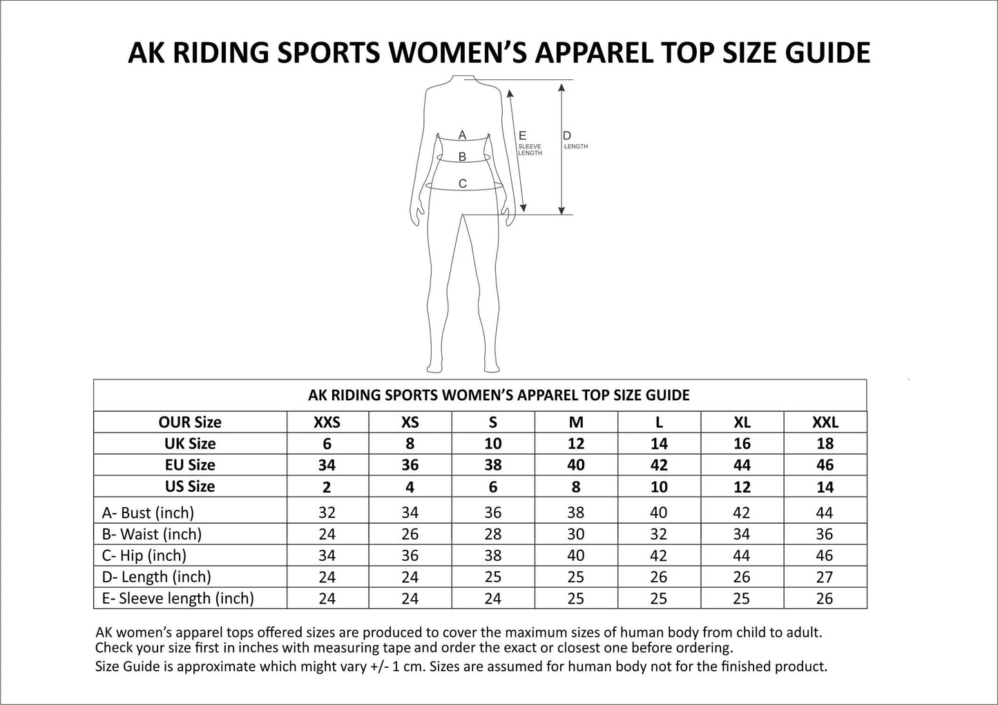AK Dream Full Sleeve Equestrian Horse Riding Base Layer AKRS-6055-01 (US, Alpha, Large, Regular, Regular, Navy)
