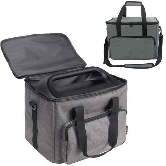 AooDen Portable Power Station Storage Bag, Travel Carrying Case for Jackery 1000, ECOFLOW River Max, Bluetti EB70S, GRECELL T1000, Gray
