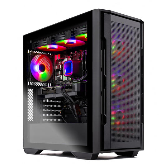 Skytech Gaming Rampage Desktop PC, Ryzen 7 9700X 3.8 GHz (5.5GHz), AMD RX 9070XT 16GB, 2TB Gen4 NVMe SSD, 32GB DDR5 RAM 6000 RGB, 850W Gold ATX 3 PSU, 360mm ARGB AIO, Wi-Fi, Win 11