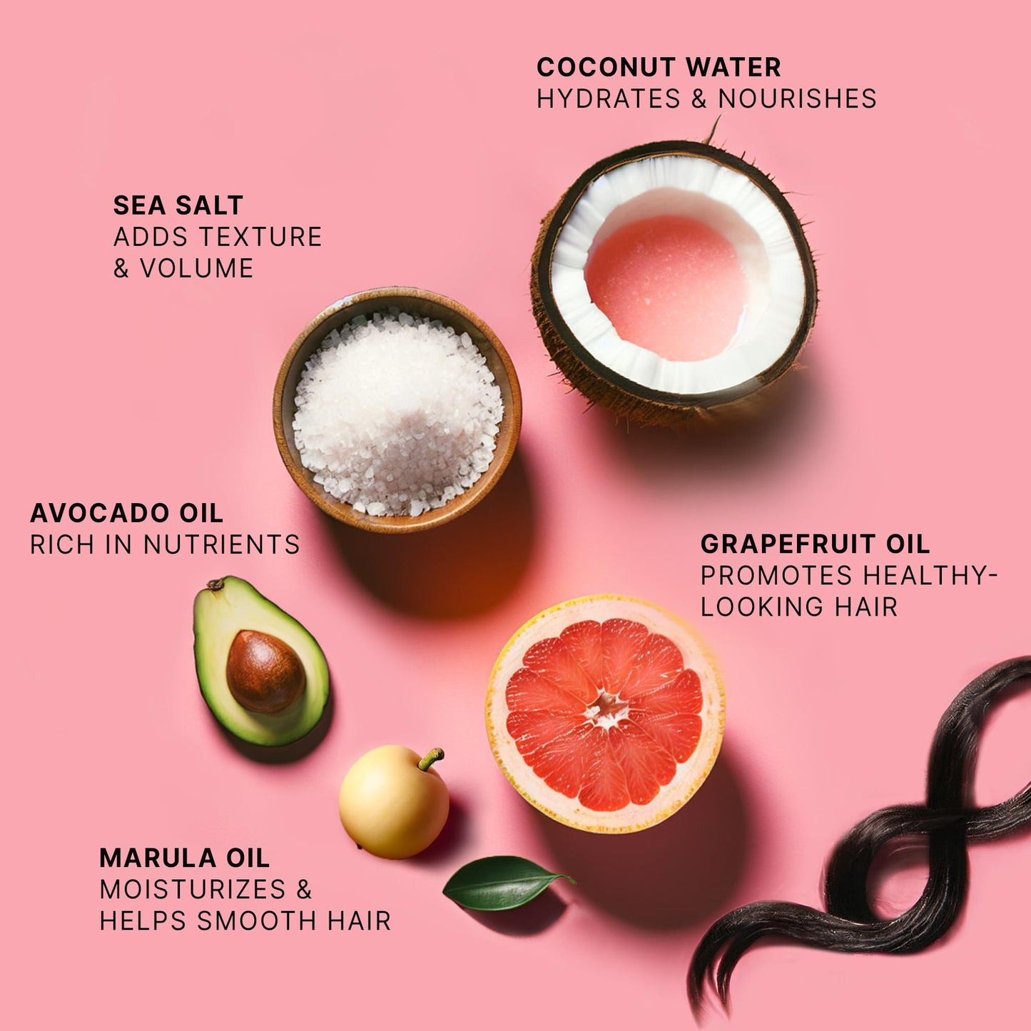 Sea Salt Spray for Hair - Texture Hair Spray for Men & Women, Seasalt Water for Beach Waves
