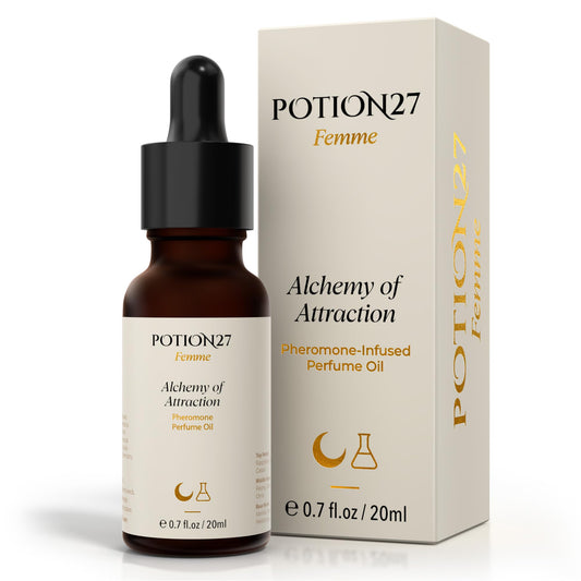 Potion 27 Pheromone-Infused Perfume for Women - Vegan, Cruelty-Free, Paraben-Free Fragrance - French Pheromones with Raspberry, Jasmine, Vanilla Notes - Long-Lasting Scent for Confidence & Allure