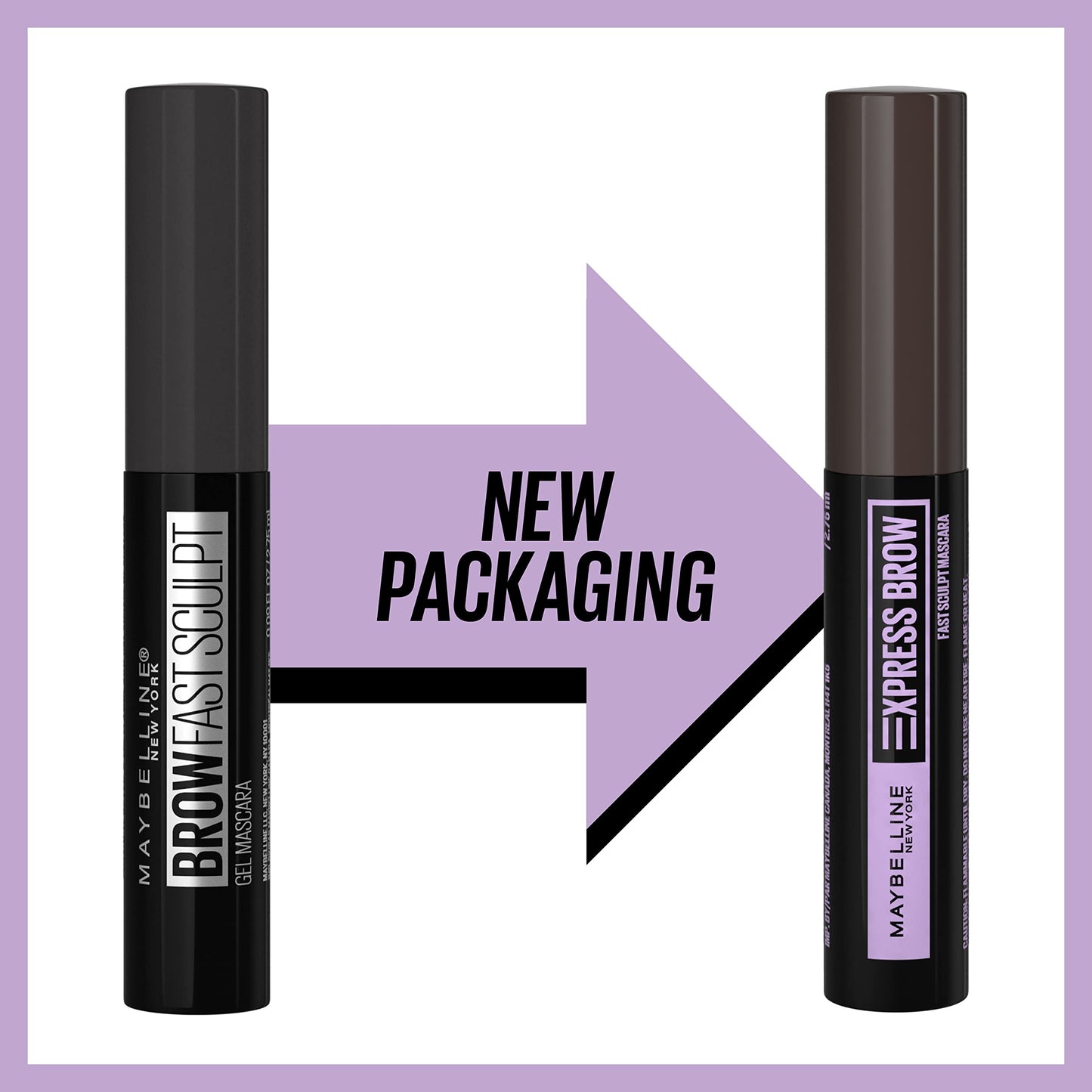 Maybelline Brow Fast Sculpt, Shapes Eyebrows, Eyebrow Mascara Makeup, Black Brown, 0.09 Fl. Oz.