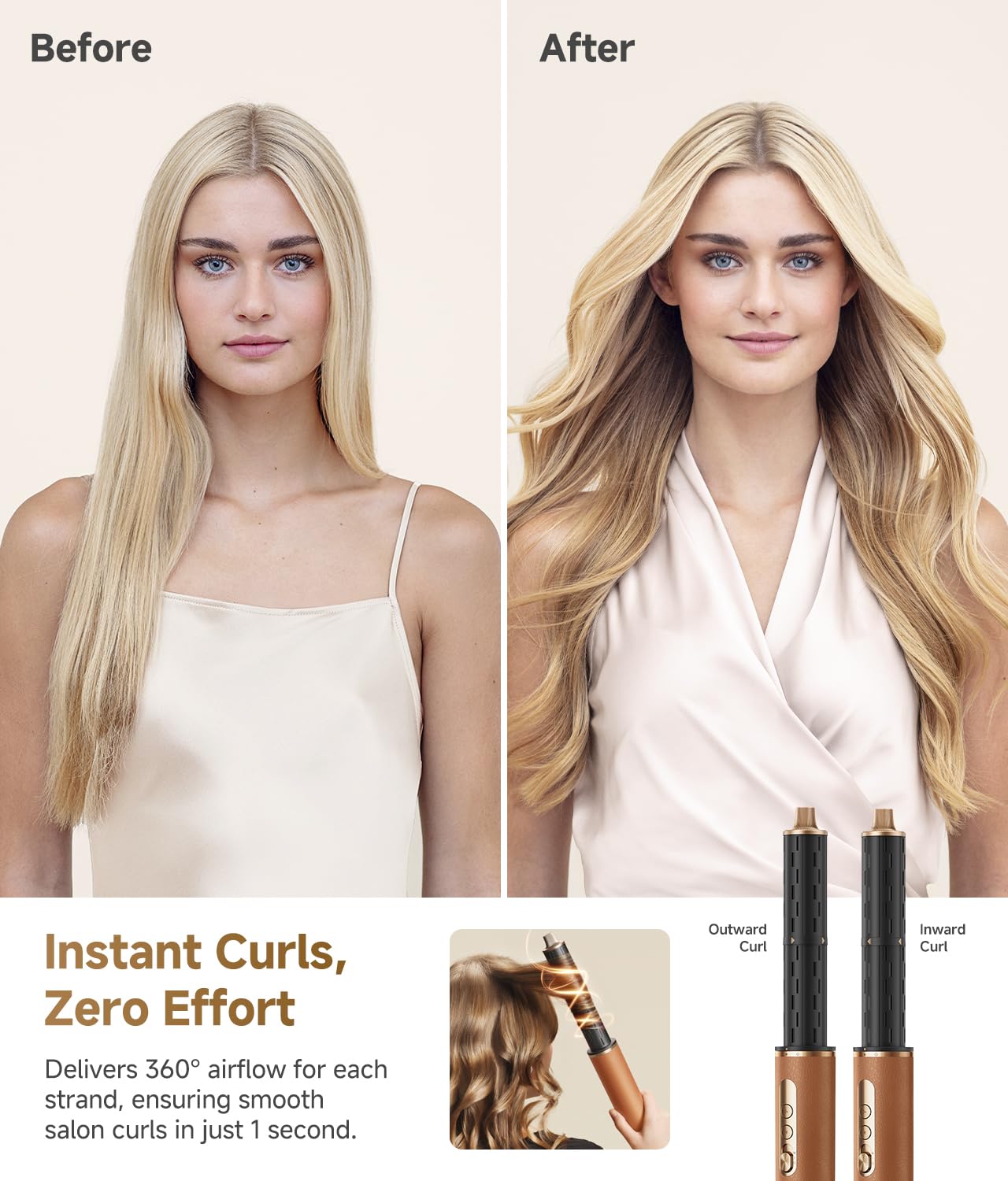 DREAME AirStyle Pro 7-in-1 Hair Styler & High Speed Dryer | Magnetic Attachments for Curling, Smoothing, Volumizing | Fast Drying, Frizz Control, Cool Shot | Luxury Leather Package