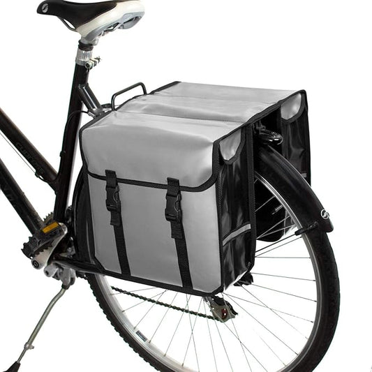 BikyBag Classic CW - Waterproof Bike Double Bag, Bicycle Panniers for Rear Rack
