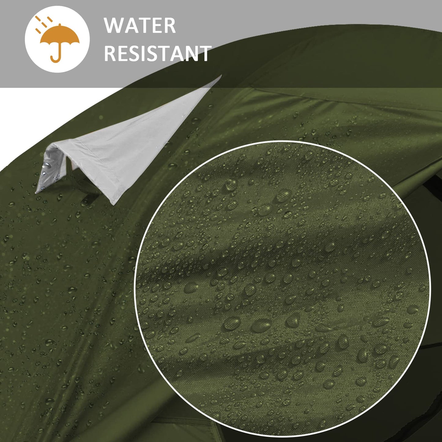Bessport Camping Tent 2 Person Tent Waterproof Two Doors Backpacking Tent Easy Setup Lightweight for Outdoor, Hiking Mountaineering Travel