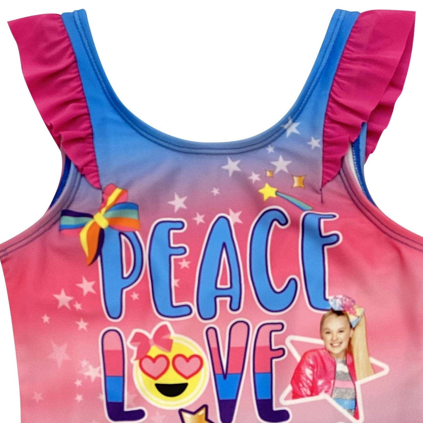 JoJo Siwa Little Girls One-Piece Bathing Suit Pink/Blue 6X