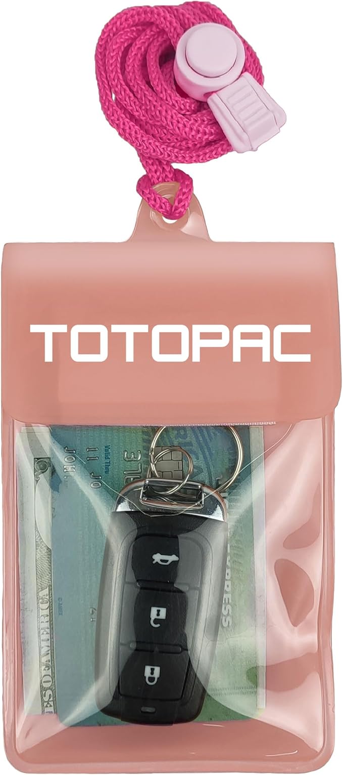 Waterproof Car Key FOB Pouch Submersible Dry Bag Holder for ID Credit Cards Cash Keys Case Swim Surf Floating Wallet