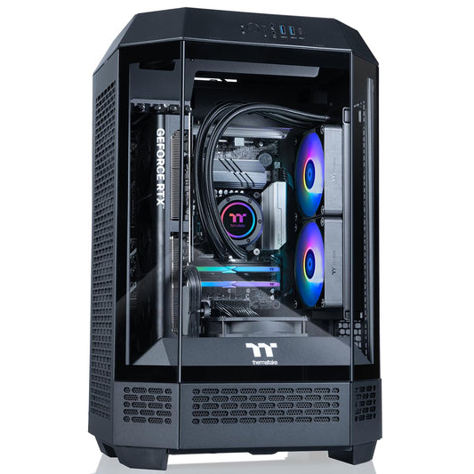 Thermaltake LCGS Reactor u2670T Gaming Desktop (Intel® Core™ Ultra 7 265KF, 32GB 6400MT/s DDR5 RGB Memory, NVIDIA GeForce® RTX 5070 Ti, 2TB NVMe M.2, WiFi, Windows 11) T3BK-B860-57T-LCS