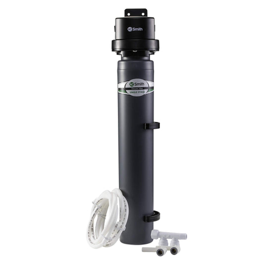 AO Smith Water Filter for Sink Faucet - Advanced Direct Connect Under Sink Water Filter System - Claryum Filtration Reduces 99% of 78 Harmful Contaminants - AO-MF-ADV
