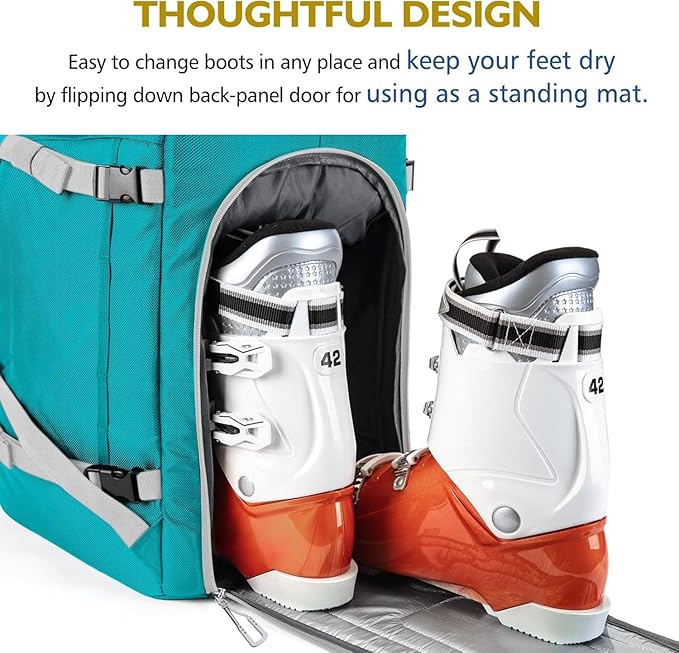 Unigear Ski Boot Bag Backpack for Helmet 50L/70L, Goggles, Gloves, Skis, Snowboard & Accessories