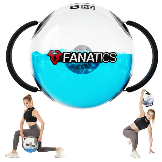 FANATICS Aqua Bags Training Power Bag Water Sandbag with Water Weight, Adjustable Water Filled Weight Balance Trainer, Sandbag Kettlebell Alternative Portable Strength Training Equipment