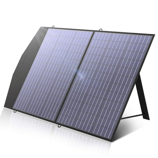 ALLPOWERS SP027 Foldable Solar Panel 100W, IP66 Portable Solar Panel kit with 18V Output, 22% Efficiency Module for Outdoor Camping, Portable Power Station, Laptops, Motorhome, RV