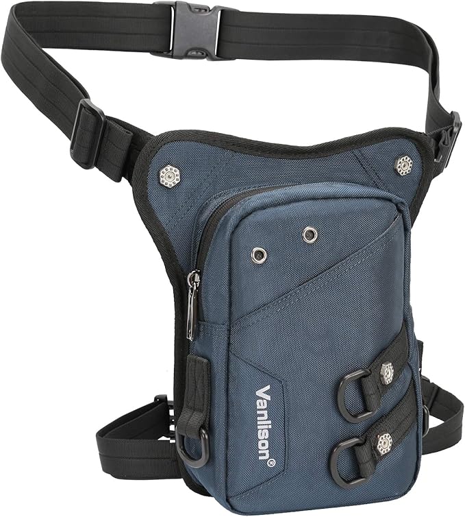 Waterproof Airsoft Tactical Drop Leg Pouch Bag Panel Motorcycle Bag