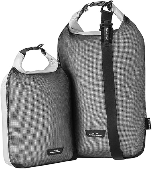 Waterproof dry sack Lightweight Dry Bag Soft and comfortable stuff sacks for backpacking Rafting Boating Camping（4L,8L） (Grey, 4L 8L)