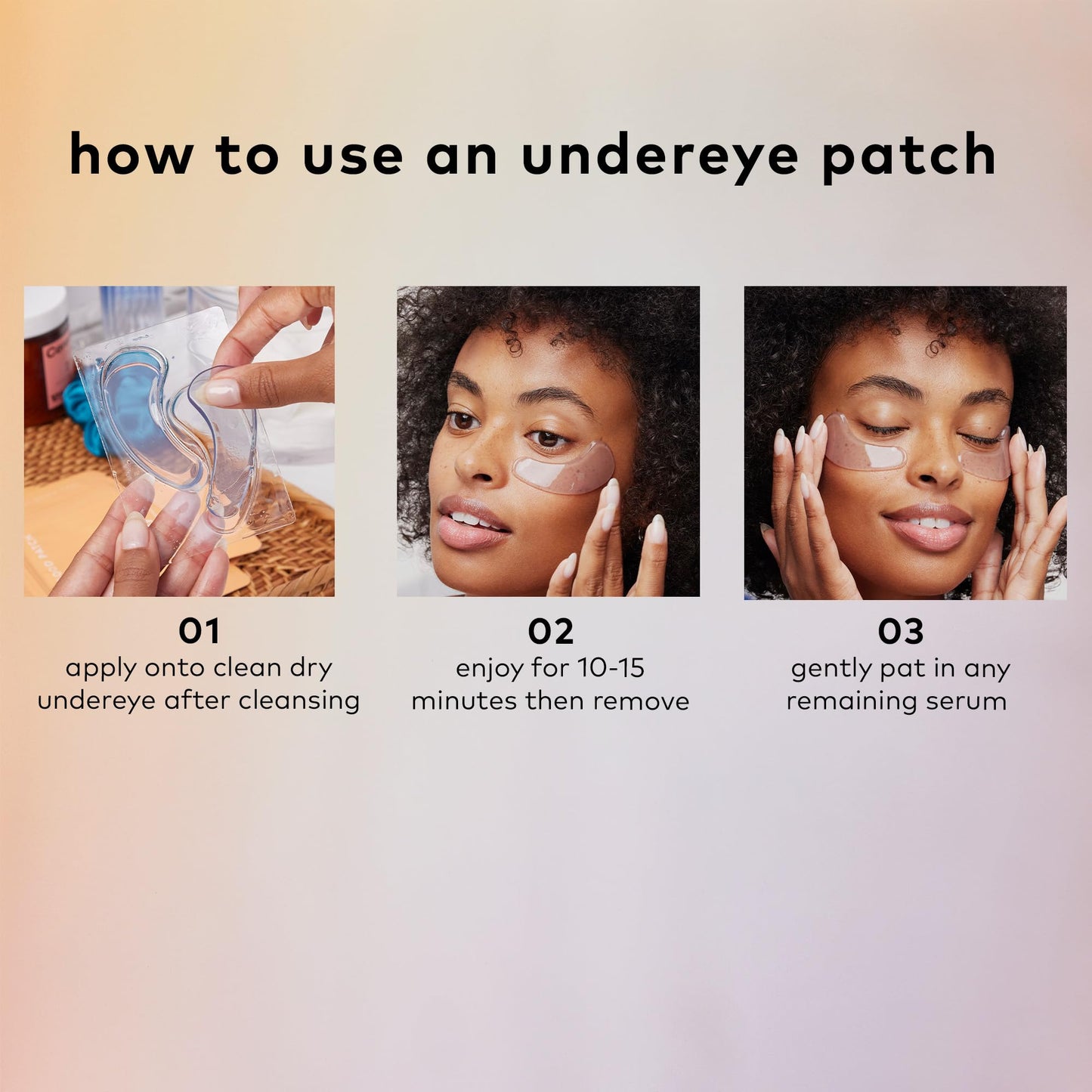 The Good Patch De-Puff Cooling Hydrogel Under Eye Patches for Puffy Eyes and Under Eye Bags, Made with Caffeine, Aloe Vera, Gotu Kola, Clinically Proven (18 Total Patch Sets)