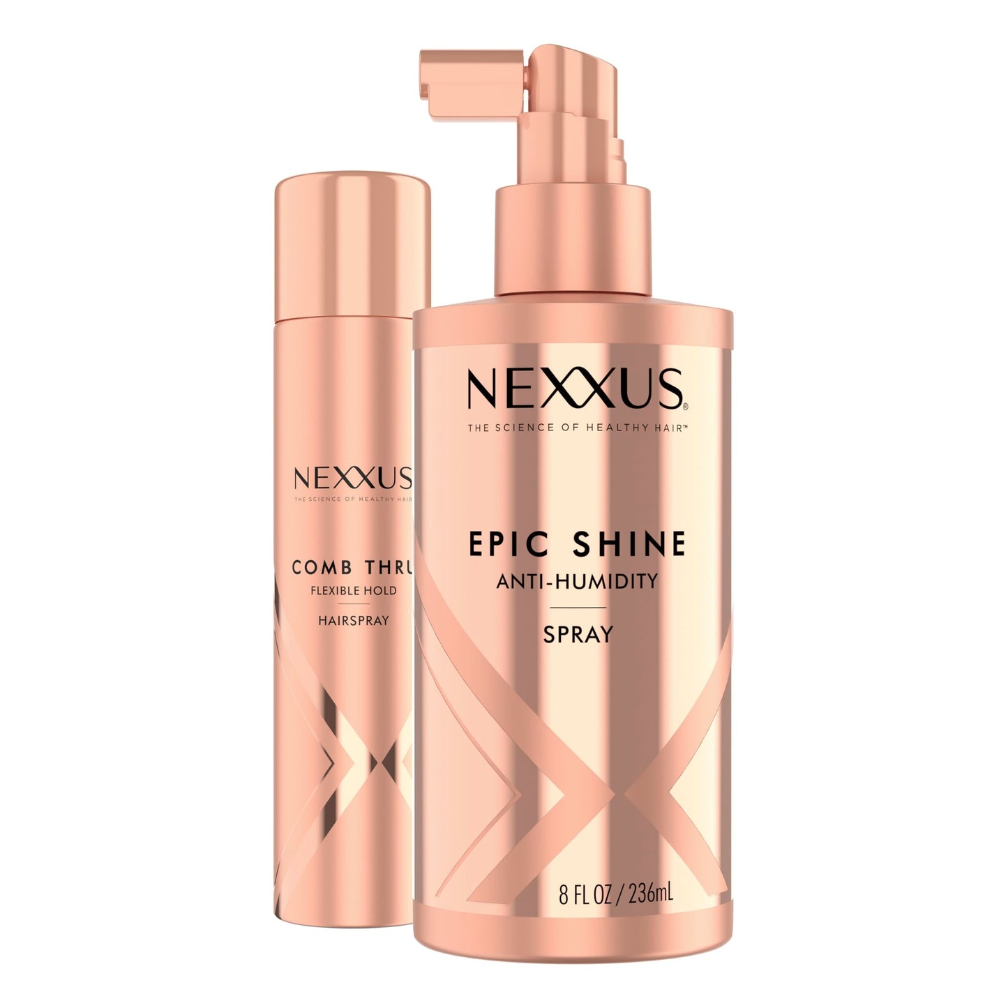 Nexxus Flexible Hold Hairspray Comb Thru for a Lightweight, Brushable Hold, with StyleProtect Technology 10 oz