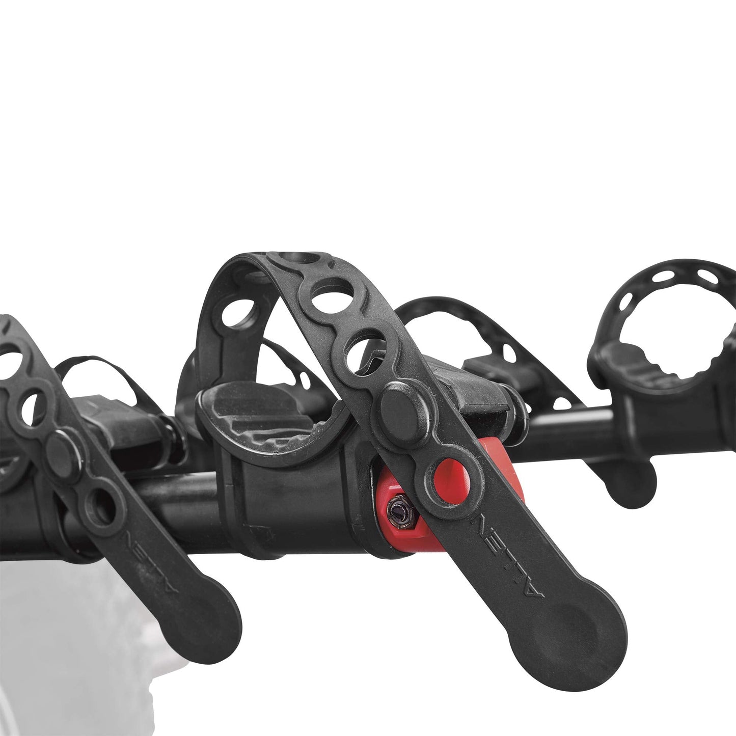 Allen Sports Premier Locking Quick Release 4-Bike Carrier for 2 Inch Hitch on Vehicles with Spare Tire, Model 400QR, Black