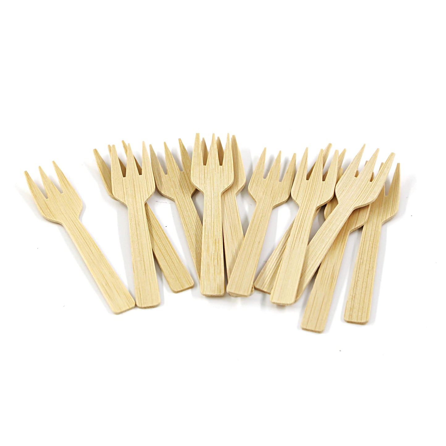 Mini Bamboo Utensils | 200PK Mini-Bamboo Spoons 3.54" Rectangular Disposable Small/Tiny Spoon for Jelly/Pudding/Yogurt/Desert/Cake/Tasting Natural 100% Compostable Biodegradable Renewable