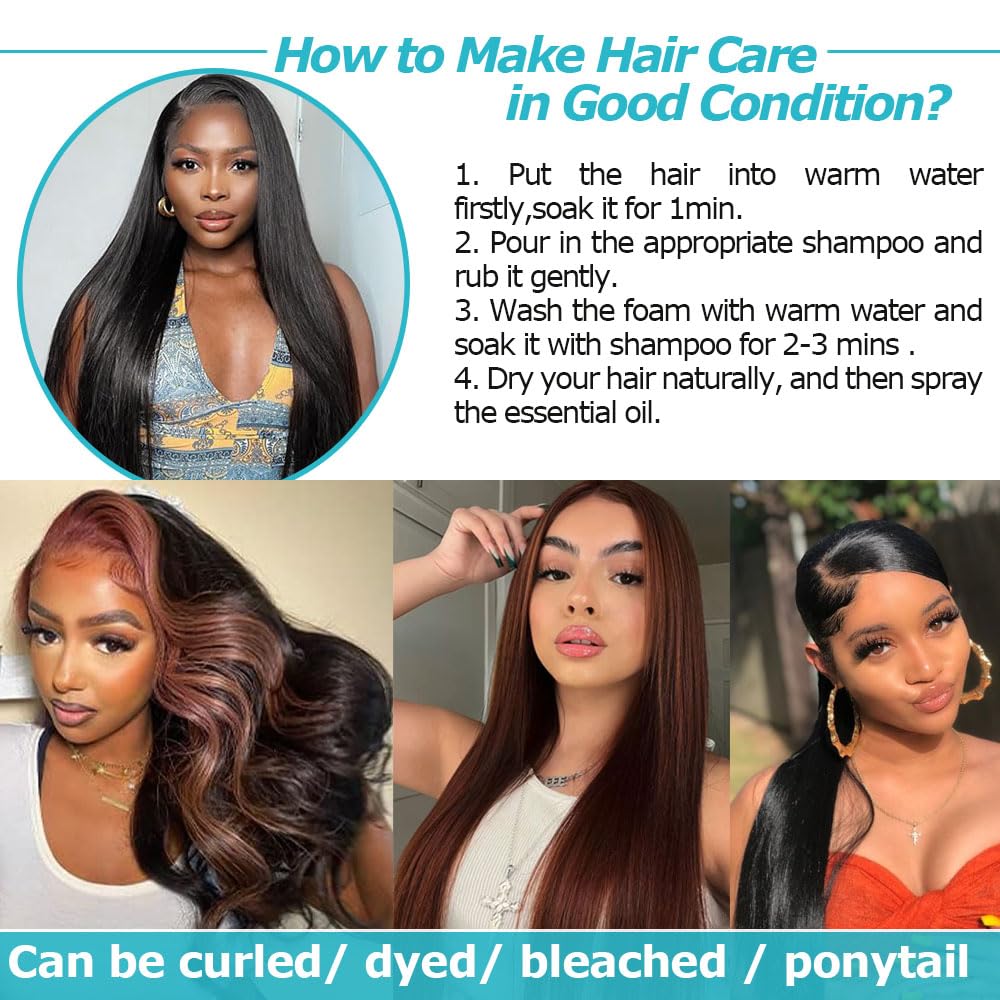 AnJudyReid 11A Straight Hair Bundles 1 Bundles Brazilian Virgin Human Hair Bundles Straight 22 Inch 100% Unprocessed Virgin Hair 1 Bundles Straight Weave Hair Human Bundles