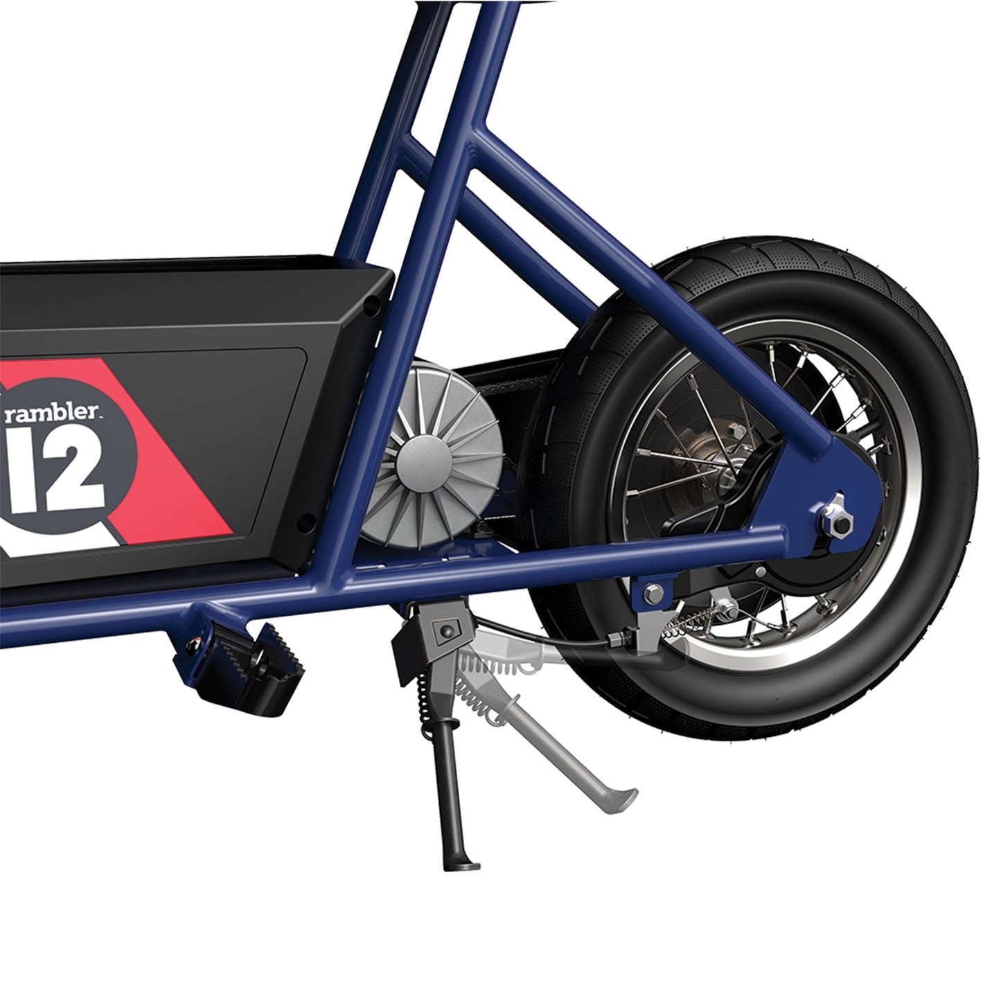 Razor Rambler 12 Electric Retro Minibike for Adults with 250W Motor, 12 Inch Tires, & 24V Battery, Dark Blue