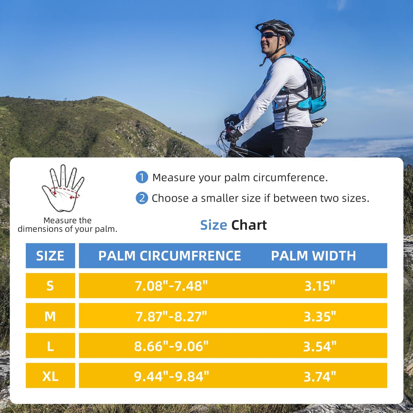 YKYWBIKE Winter Cycling Gloves-Touch Screen Biker Gloves,Waterproof Bike Gloves,Windproof Biking Gloves,Thermal Gloves for Biking Driving Running Hiking for Men Women