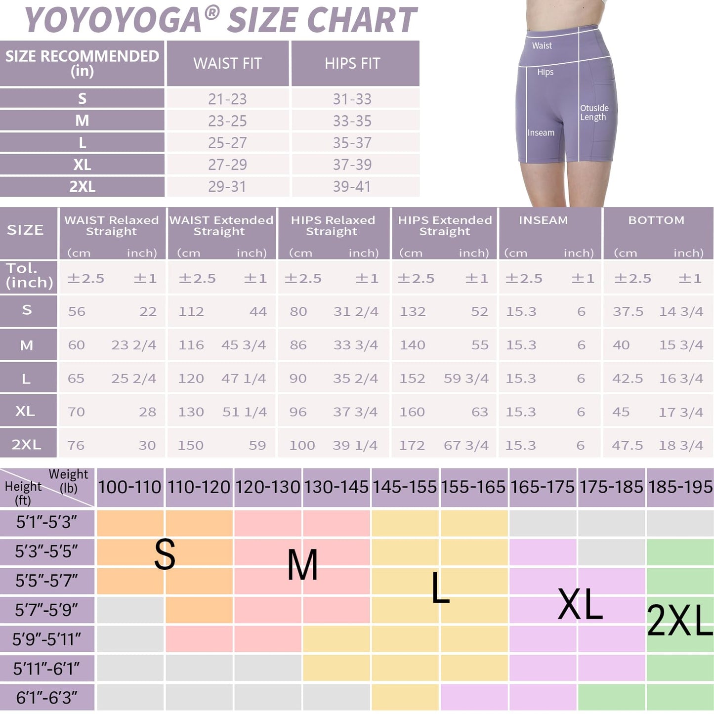 YOYOYOGA Biker Shorts Women High Waist Yoga Shorts with Pocket Spandex Tummy Control Workout Shorts Stretch Gym Running Athletic Exercise Pink XL