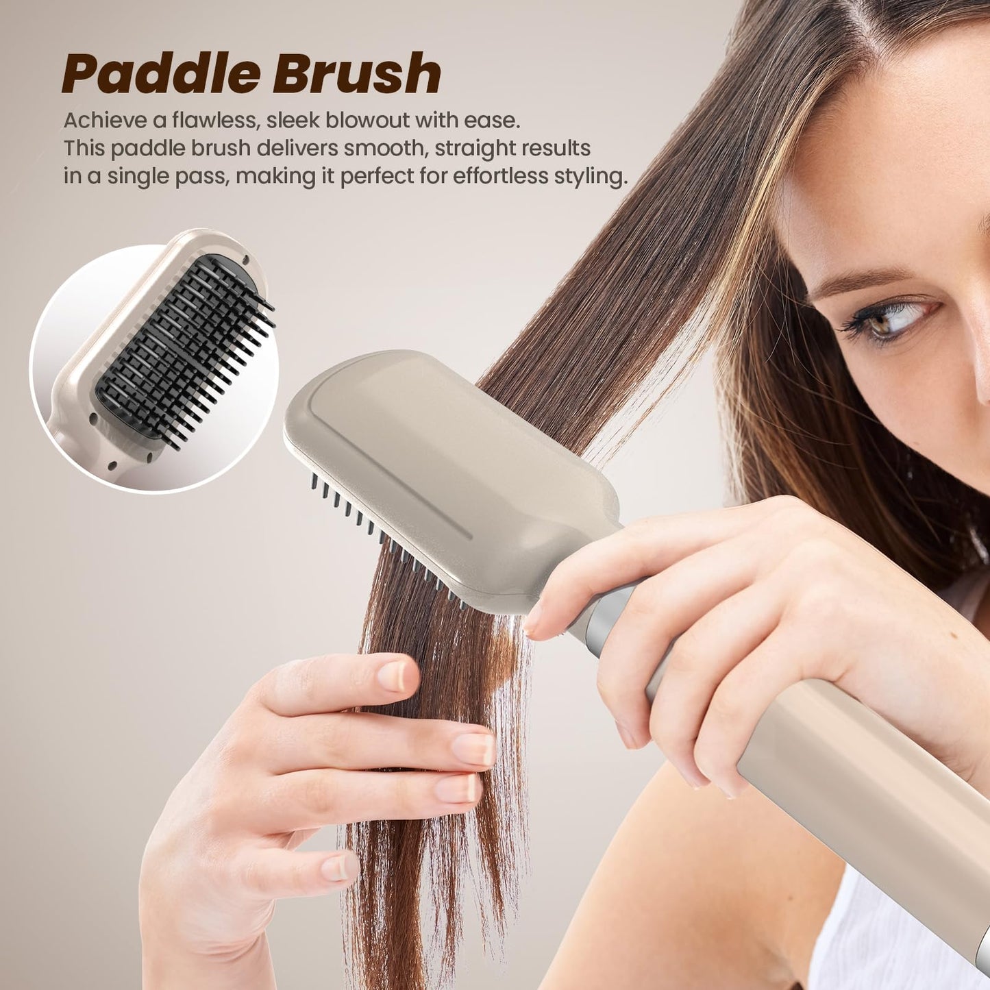 Air Wrap Hair Multi Styler Pro 6-in-1, with 110,000 RPM High Speed & Ionic Technology Styling & Drying System with 2 Auto Curlers, for Fast Volumizing, Straightening, Smoothing