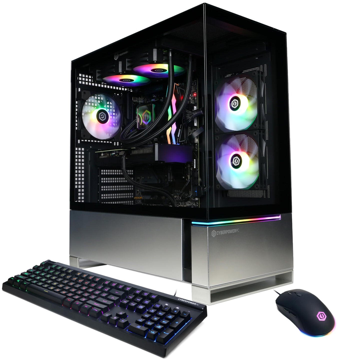 CyberPowerPC Gamer Supreme Gaming PC, AMD Ryzen 7 8700F 4.1GHz, GeForce RTX 5070 12GB, 32GB DDR5, 2TB PCIe 4.0 SSD, WiFi Ready & Windows 11 Home (SLCAI9400A3)