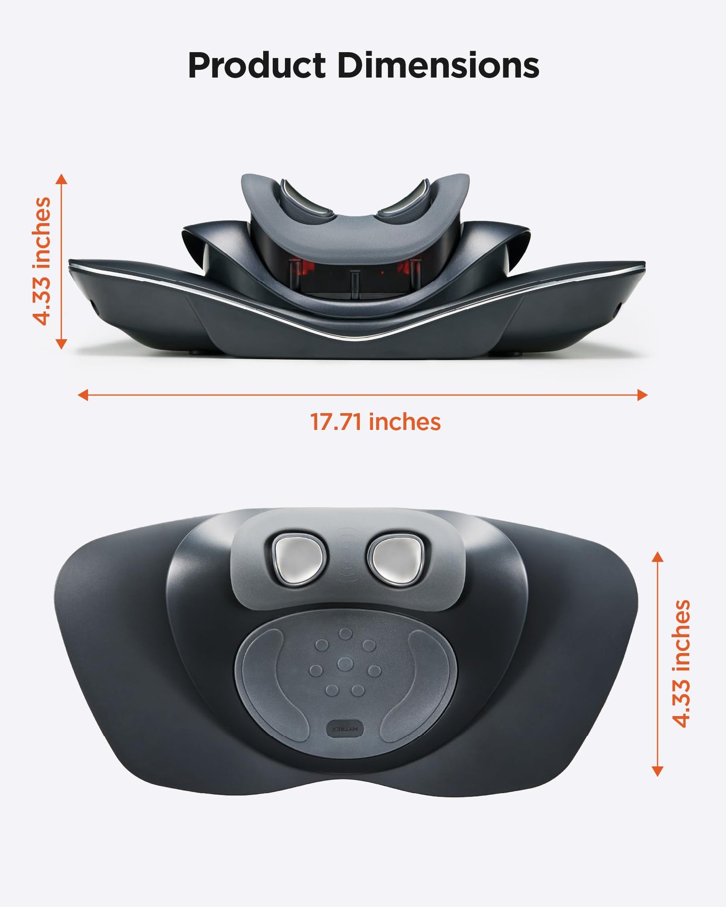 MYTREX Neck Stretcher Cervical Traction Device: Neck Massager with Heat Pillow Pain Relief Support for Home Use Pain Relaxer